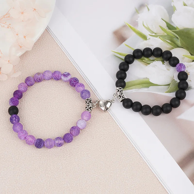 Amor sin Distancia — Set de Pulseras Magnéticas