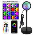 Smart Sunset Lamp – Proyector LED RGB con Control APP