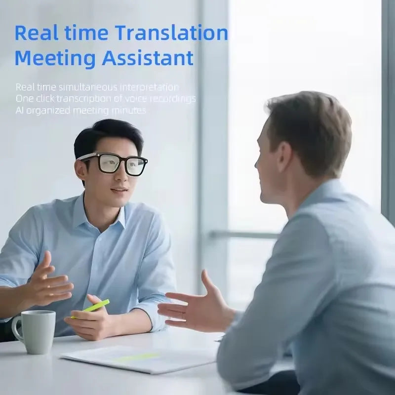 Lenovo F06 AI Smart Glasses – 4K Camera | AI Translation | Bluetooth