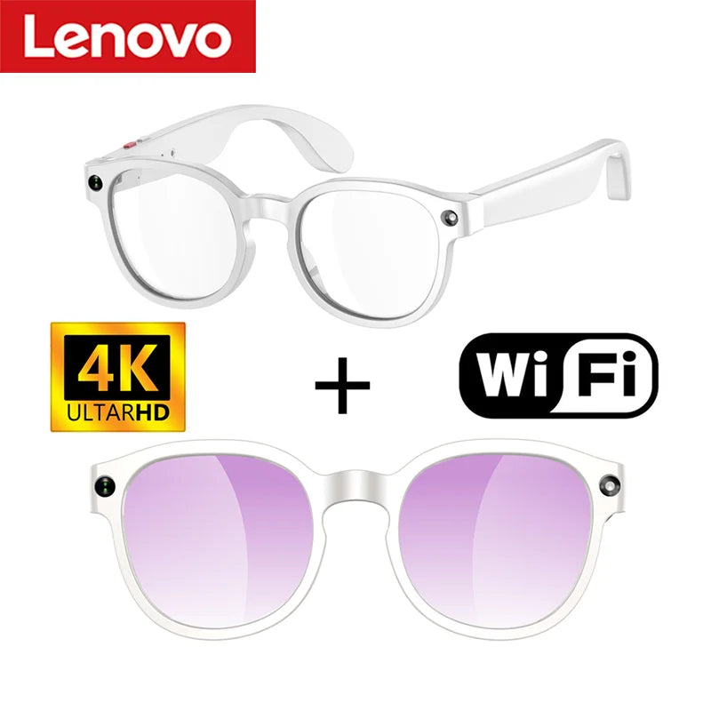 Lenovo F06 AI Smart Glasses – 4K Camera | AI Translation | Bluetooth